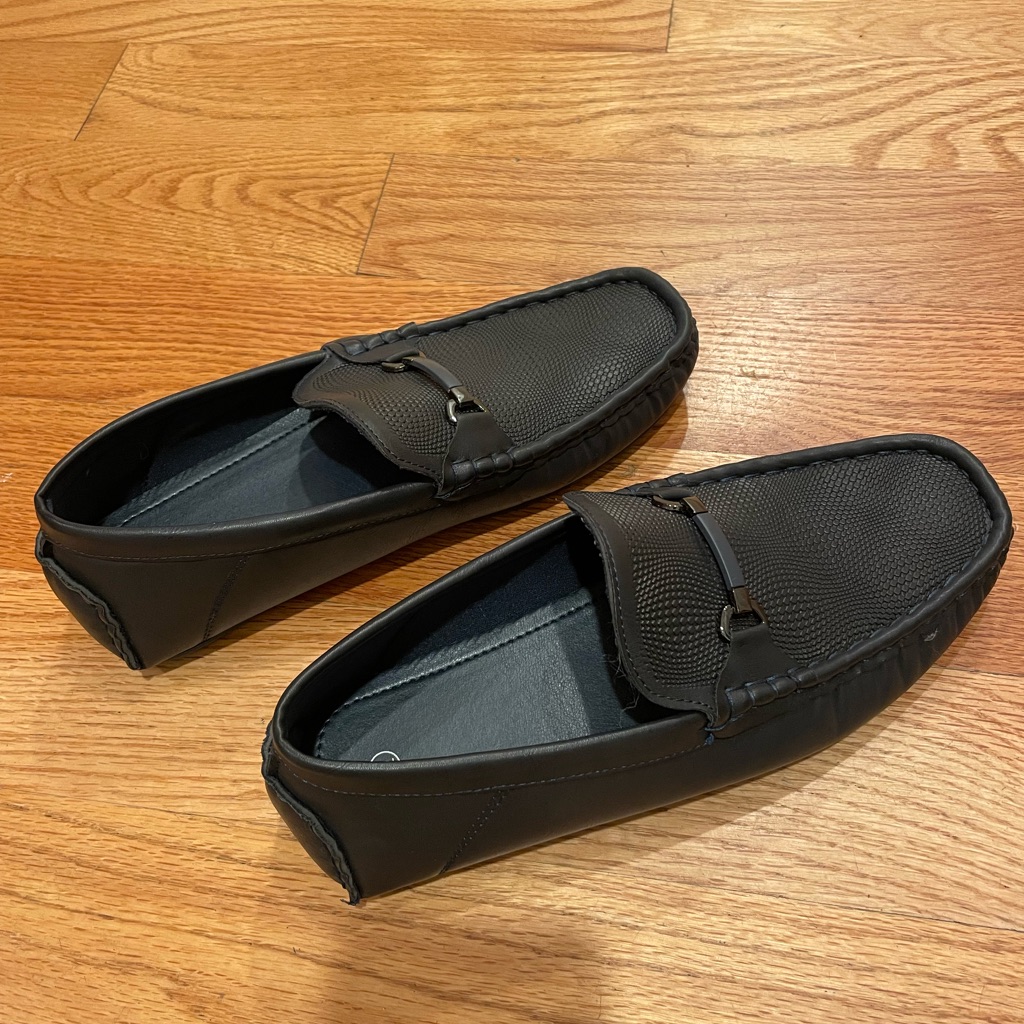 Black Leather Loafers